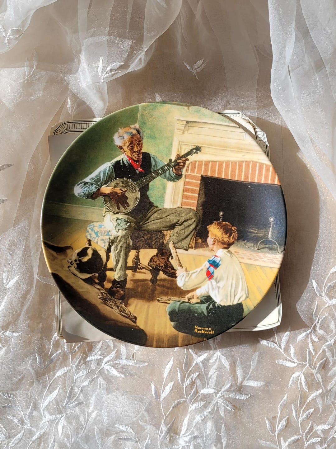 Edwin M.knowles 1989 Perfect Collectable/ltd Edition Norman Rockwell ...