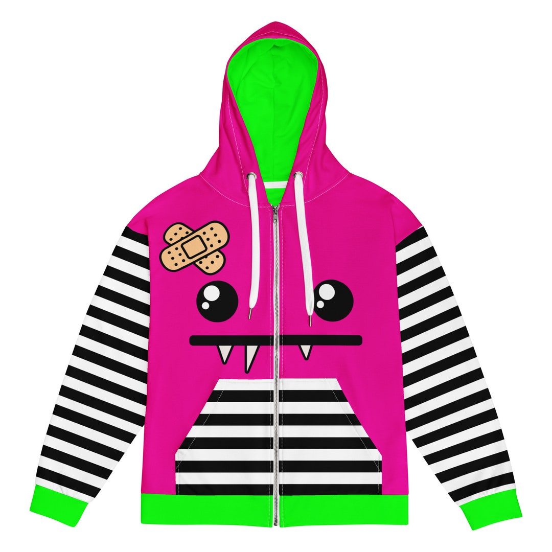 So so Mad Monster Unisex Zip Hoodie - Etsy