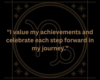 Capricorn (30 Digital Affirmations Cards)