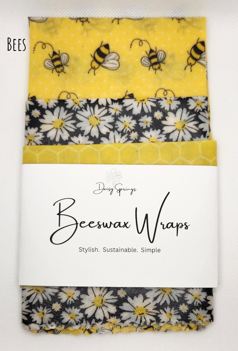 Bees beeswax food wraps.