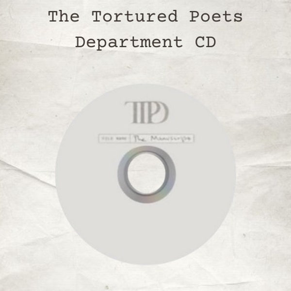 The Tortured Poets Department TTPD CD TS sticker or pin