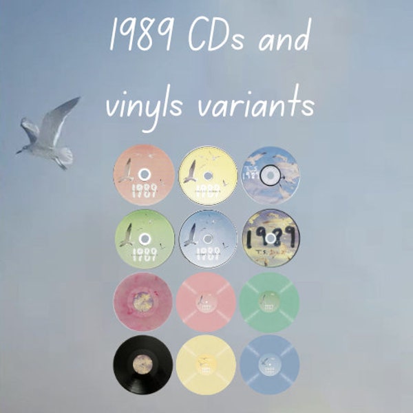 1989 CDs and Vinyls Variants TS sticker or pin