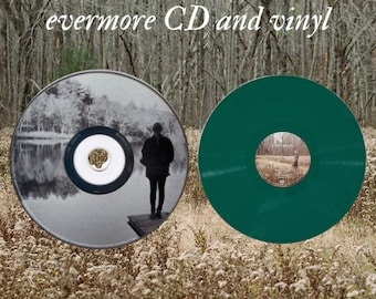 Evermore CD and Vinyl TS sticker or pin