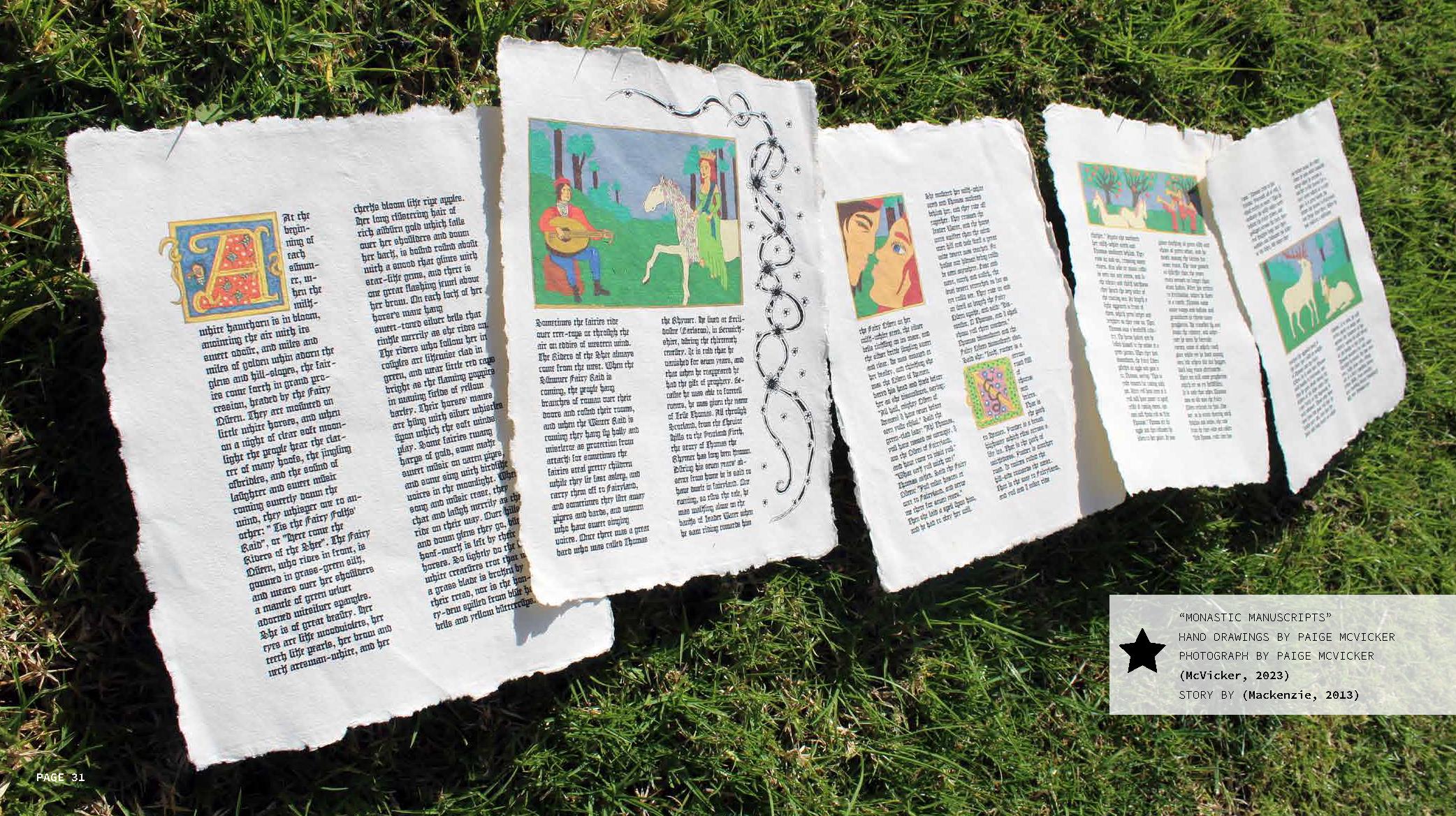 Thomas the Rhymer Story Print - Color - Etsy