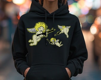 Angels Hoodie, Angels Hooded Sweatshirt, Funny Angels Hoodie, Angels
