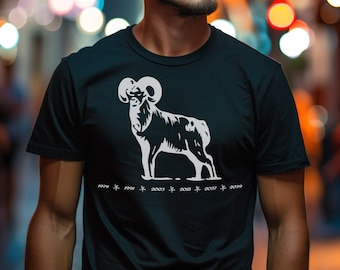 Chinese New Year Goat Shirt, Chinese New Year Shirt, Goat Shirt, Chinese Zodiac Shirt