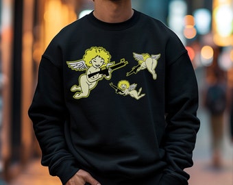Engel Sweatshirt, Engel Pullover, lustige Engel Sweatshirt, Engel