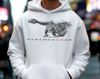 Chinese New Year Dragon Hoodie, Sweatshirt, Chinese New Year Hoodie, Dragon Hoodie, Chinese Dragon Hoodie, Year of the Dragon Hoodie