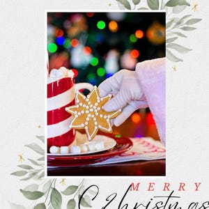 Carte de Noël chic 2024