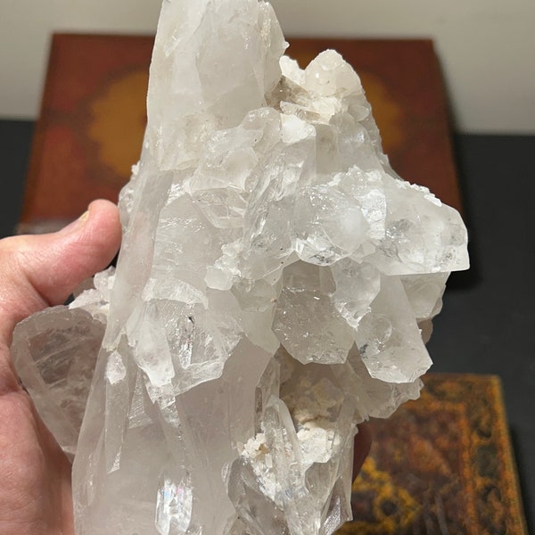 Clear Quartz Cluster, Raw Clear Quartz Cluster from Brazil