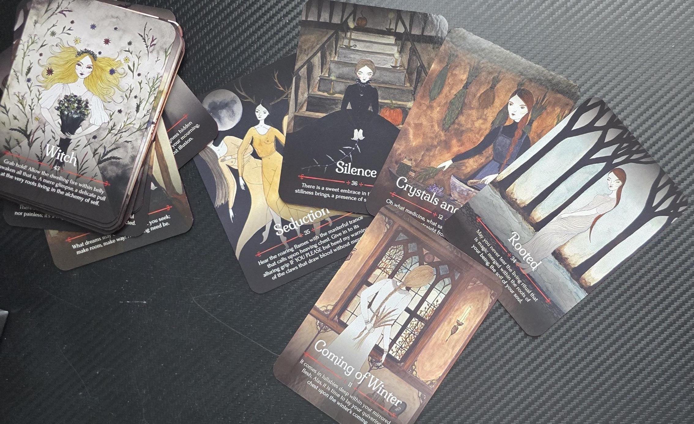 Orcaleo Ritual Seasons of the Witch Samhain Oracle Deck & Guidebook Set - 44 Oracle ...