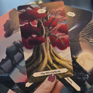 Baraja de Tarot Paisajes + Guía, Baraja Rider-Waite-Smith, Cartas del Tarot de la Naturaleza, Tarot de Arte Único, Don Espiritual, Regalo de Brujería para Ella