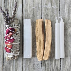 Energy Clearing Kit, Home Cleansing Kit, Metaphysical Gift, Smudging Kit, Spiritual Gift, Ritual Gift Box, Self Care Gift, Witchcraft