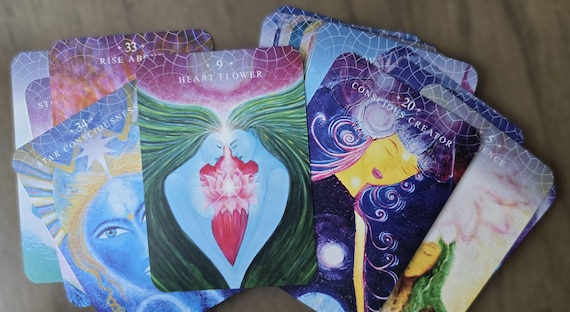 Ascension Oracle Tarot Deck, 36 Oracle Cards, Tarot Reading, Spiritual Awakening, Metaphysical Tarot, Energy Healing, Spiritual Guidance