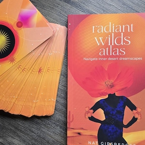 Radiant Wilds Tarot, Desert Tarot Deck, Dreamy Tarot Deck, Tarot Reading Gift, Divination Tool, Gift For Girlfriend, Deck and Guidebook