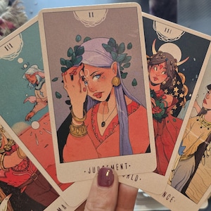 Baraja de tarot White Numen, un tarot de animales sagrados, tarot moderno, regalos únicos para ella, baraja de tarot independiente, baraja de tarot artística, tarot con guía
