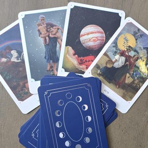 The Celestial Oracle, Cosmic Oracle Cards, Deck With Guidebook, Galaxy ...