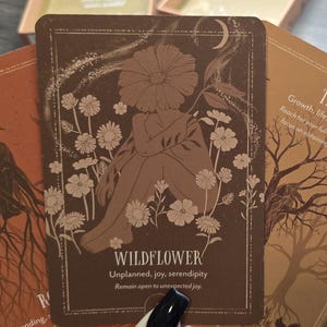 Oráculo de la Canción de la Tierra, Cartas del Oráculo de la Naturaleza, Baraja del Oráculo Femenino, 36 Cartas del Oráculo Celestial, Oráculo de la Naturaleza, Cartas Estéticas, Baraja y Guía