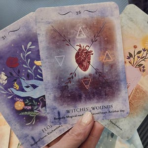 Pure Magic Oracle Deck, Wicca Gift, Divination Tools, Witchy Oracle Deck, Spiritual Gift For Her, Oracle Deck and Guidebook, Mystical