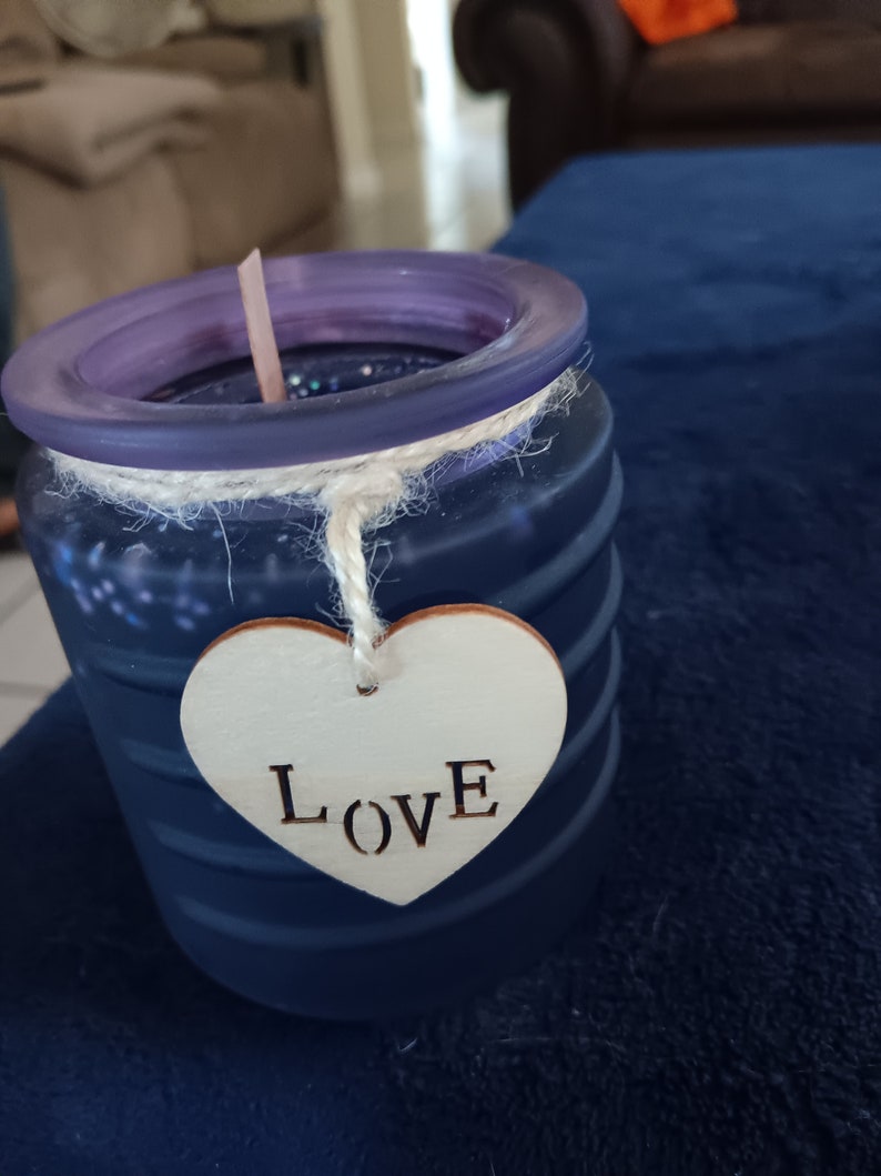 30 Hour Gel Candle With a Wood Wick Etsy