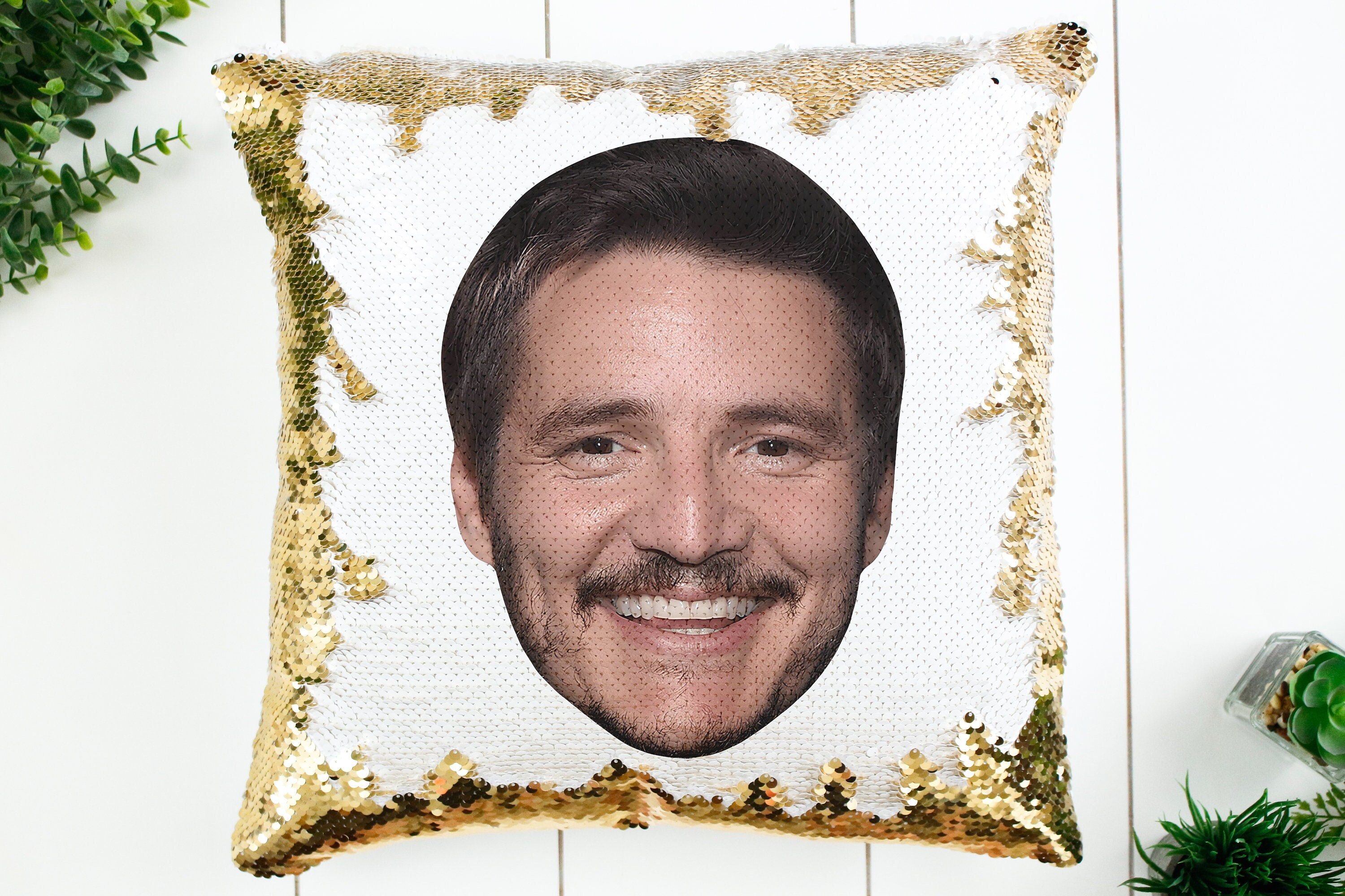 Etsy nicolas cage sequin pillow hotsell