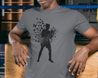 Boxing Shirt, The Champ T-Shirt, Black History Art Graphic, Unisex Boxing Tee, Gift for Boxers, MMA Gym Shirts, Boxing Clothing Accessories