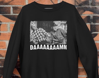 Iconic Horror Characters, Friday Horror Sweatshirt, Funny Halloween Horror movie Hoodie, Halloween Costume Horror Characters, Horror Gifts