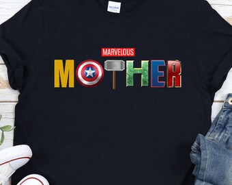 Marvelous Mother, Superhero Mom Shirt, Mother's Day Gift, Gift for Her, Gift for Mother, Sci-fi Mom Shirt, Funny Mom Gifts, Custom Mom Shirt