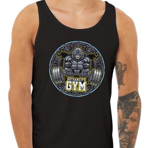 Superhero workout tanks shop