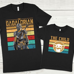 Matching Father and Son Dadalorian and The Child Shirts, Father's Day Gift, Dad and Baby Matching Shirts, Matching Family Sets, New Dad Gift
