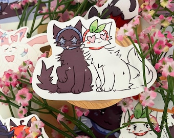 Kitty Duo • Vinyl Sticker • Glossy