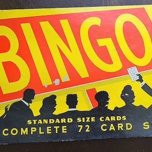 Juego de bingo de 72 cartas de Copp & Clark
