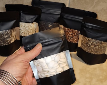 Bird Treat Sample Pack, 6 Seed Favorites for Parrots or Small Pets, Training treats, Parrot lover gift, mouse, rat, gerbil, hamster