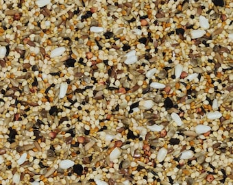 Hand Crafted Universal Small Beak Seed Mix, 2.5 lbs, Parakeet, Budgie, Budgerigar, Cockatiel, Conure, Lovebird, Parrotlet, Small Hookbill