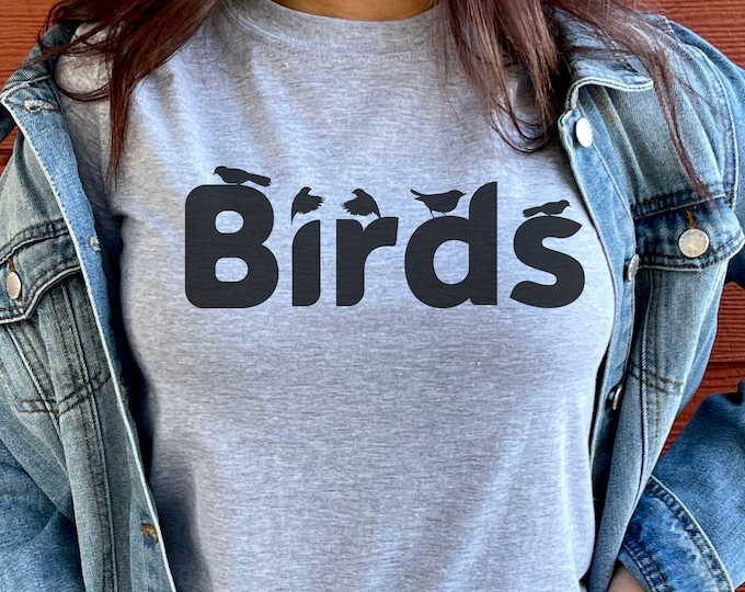 Featured listing image: Birds, Bird lover, Avian, Parrot, Finch, Pet Bird, unisex tshirt, Nature lover