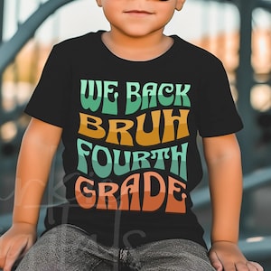 REGRESAMOS BRUH Cuarto Grado Png, Diseño De Maestro, Regreso A La Escuela Png, Bruh We Back Neon Png, Letras De Lunares Png, Regreso A La Escuela Divertido Png