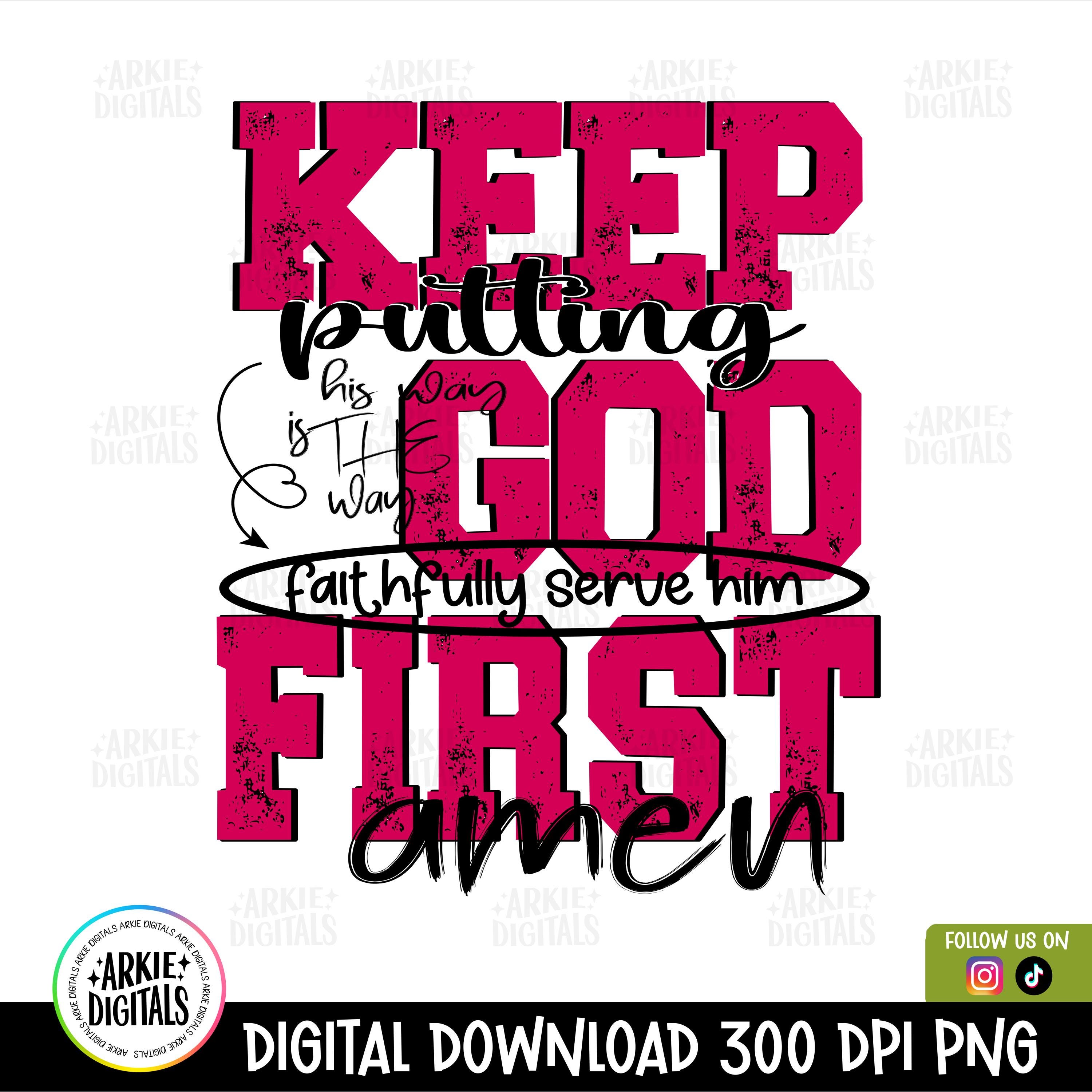 Put God First Svg - Etsy