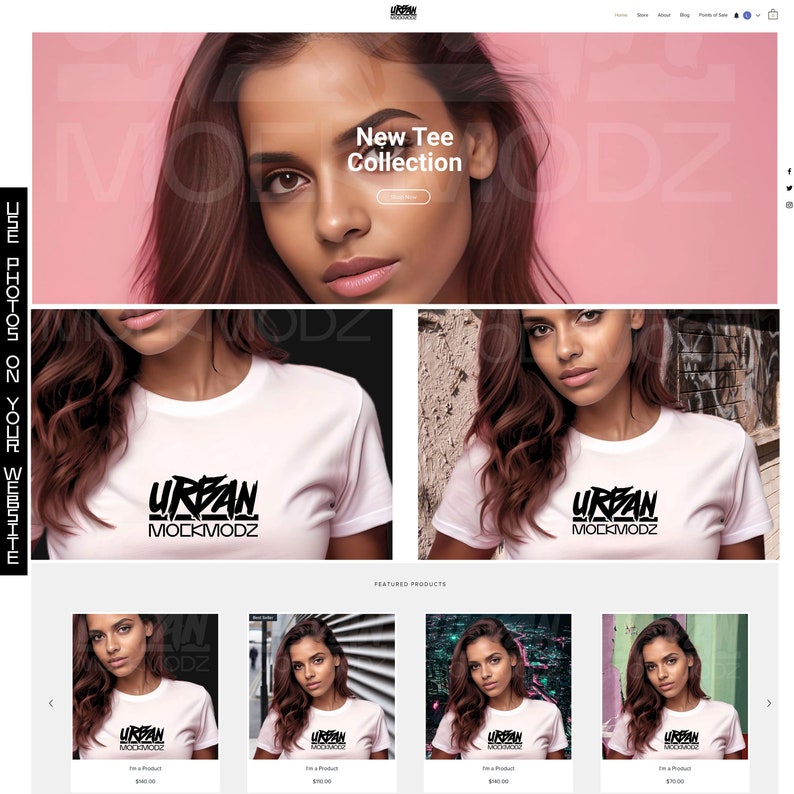 Bella Canvas Mens Black Tshirt Mockup Etsy