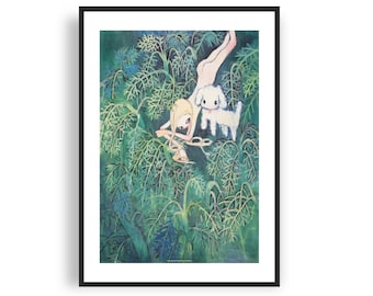 Aya Takano - The Turkish Grasslands, Fine Art Giclee Print, Japanese Poster