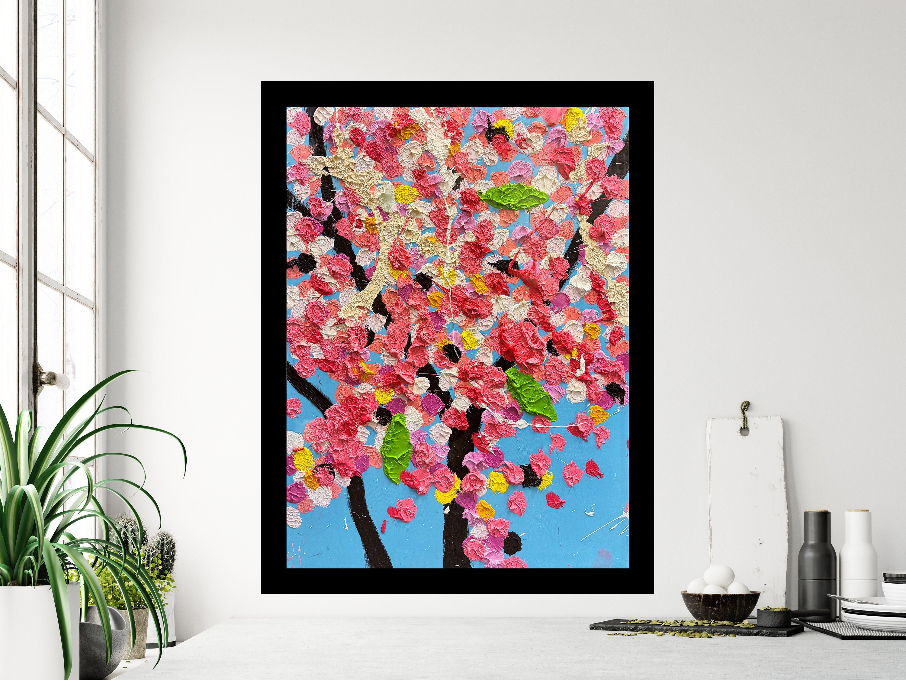 Damien Hirst - Rejoicing Blossom, Fine Art Giclee Print, Botanical