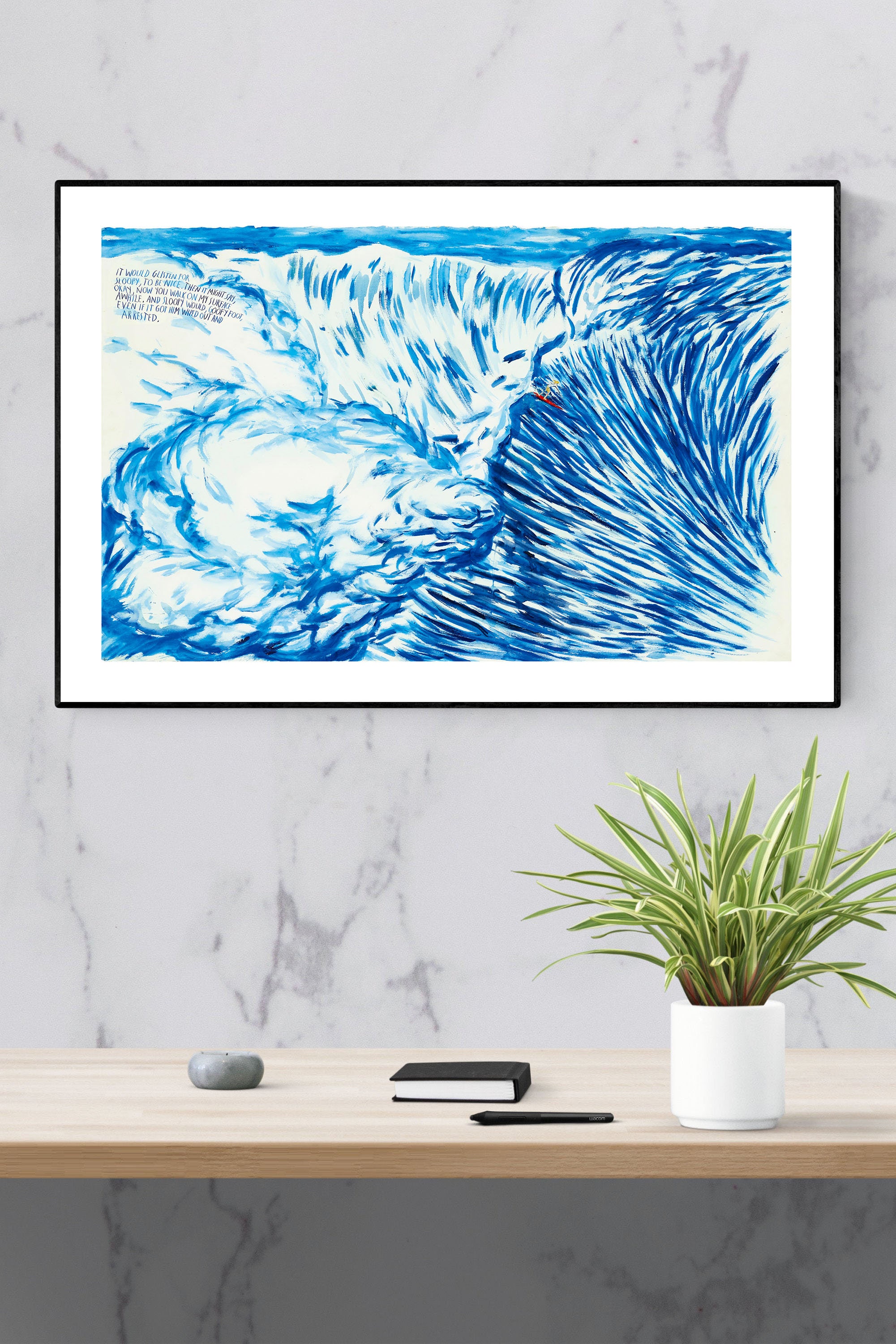 Raymond Pettibon - It Would Glisten, Fine Art Giclee Print