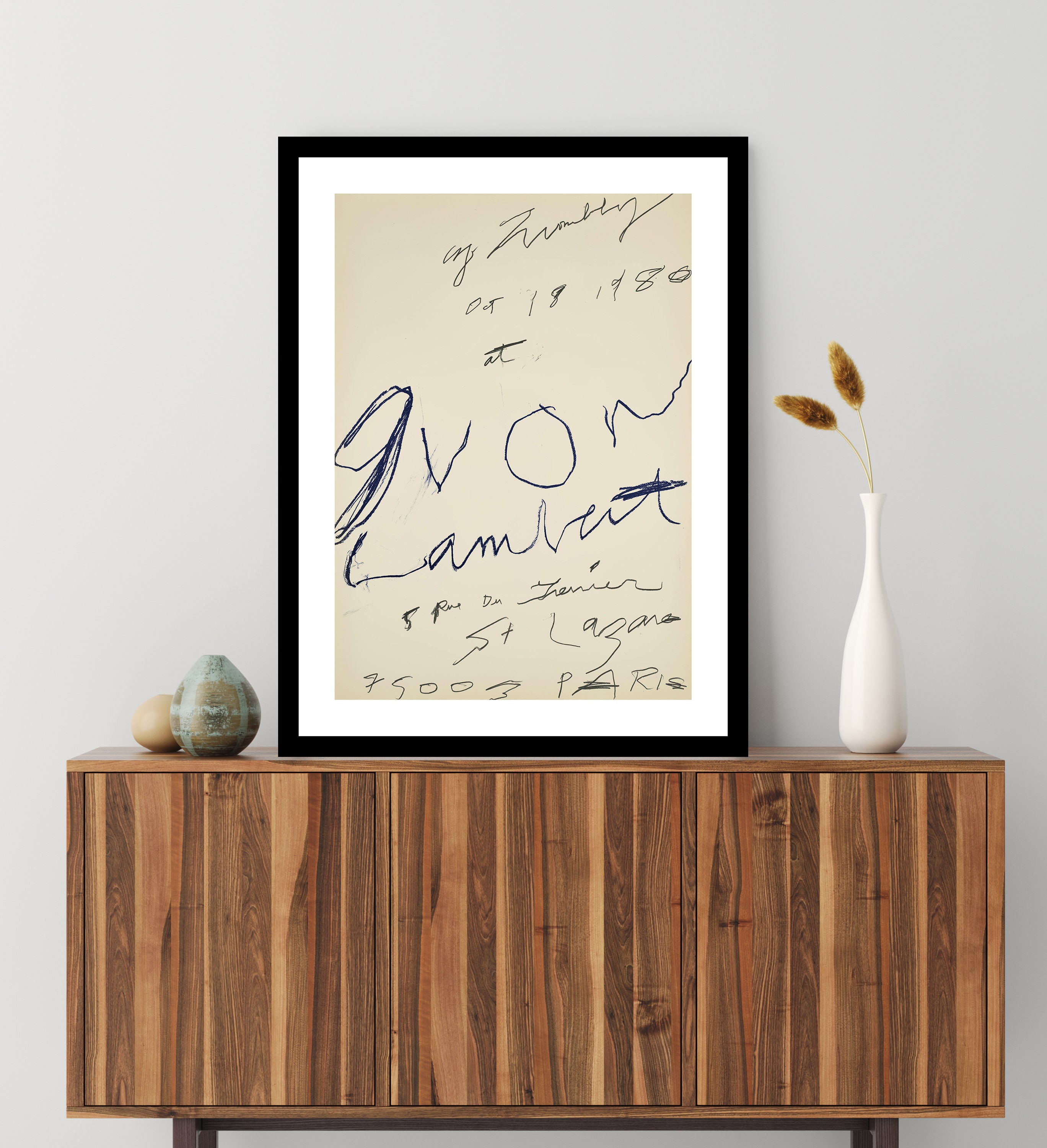Cy Twombly POSTER PROJECT (1980) Limited Edition of 1,000