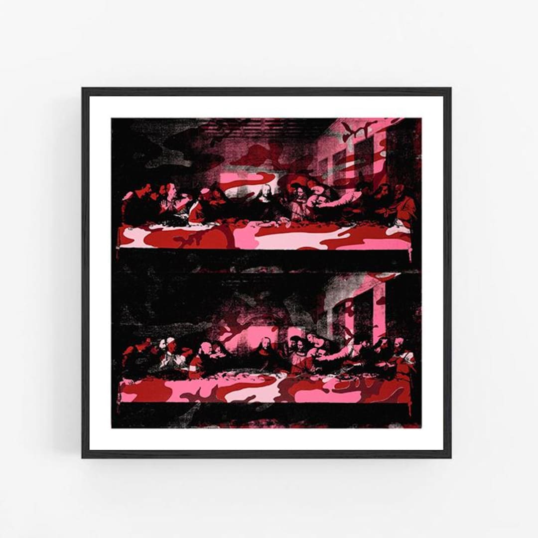 アンディ・ウォーホル ヴィンテージポスター 最後の晩餐 1998年発行 財団印1 アンディ・ウォーホル ヴィンテージポスター 最後の晩餐 1998年発行