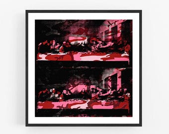 アンディ・ウォーホル - 最後の晩餐、カモフラージュ、ファインアート