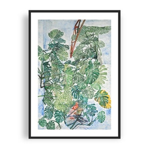 Pôster Sam Szafran - Feuillages, Impressão giclée de belas artes, Botânico, Monstera