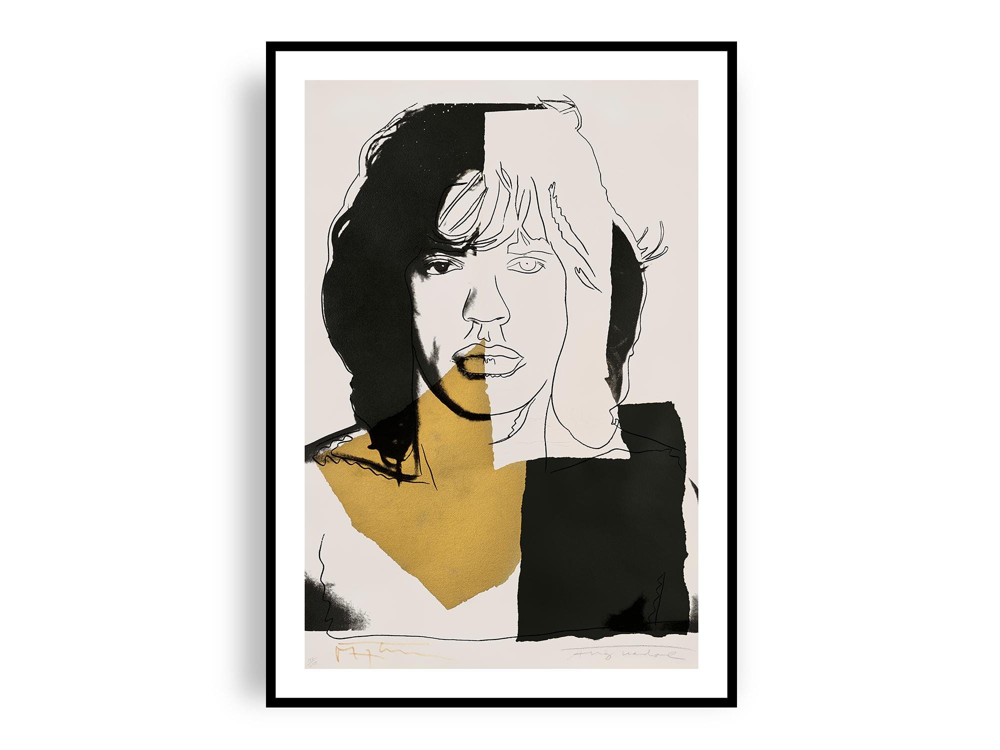 Mick jagger andy warhol poster - Etsy 日本