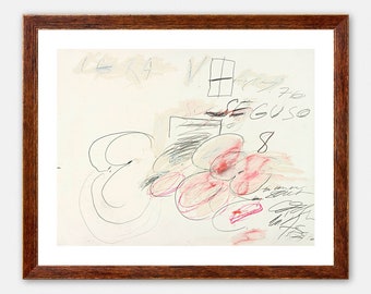 Cy Twombly Art Exhibition Poster - 27.6