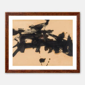 Franz Kline - Sin título 1, Impresión Giclée de Bellas Artes, Póster de Arte Abstracto Americano