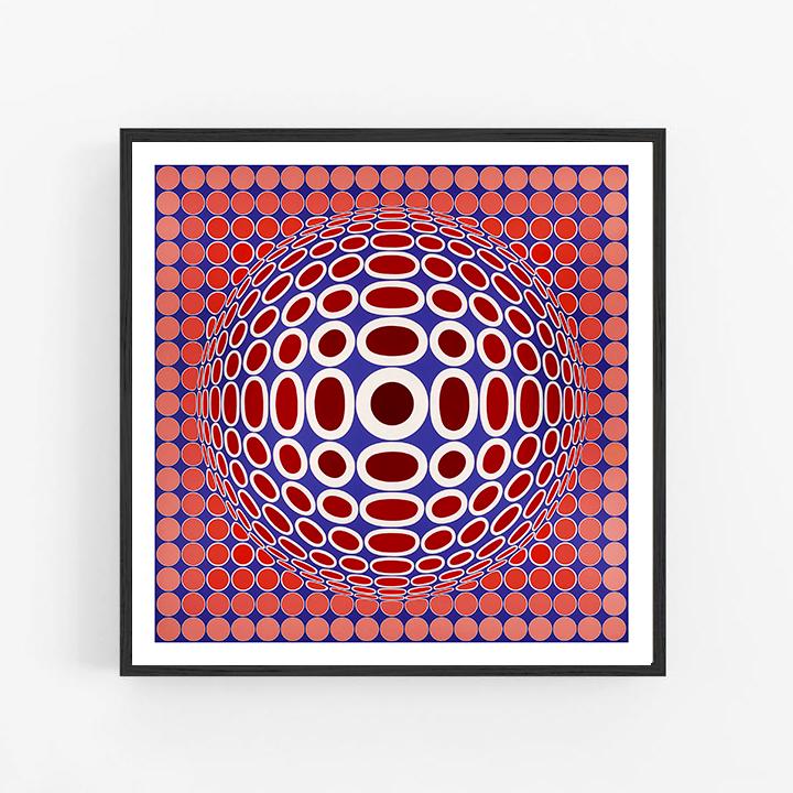 Vasarely op art - Etsy 日本