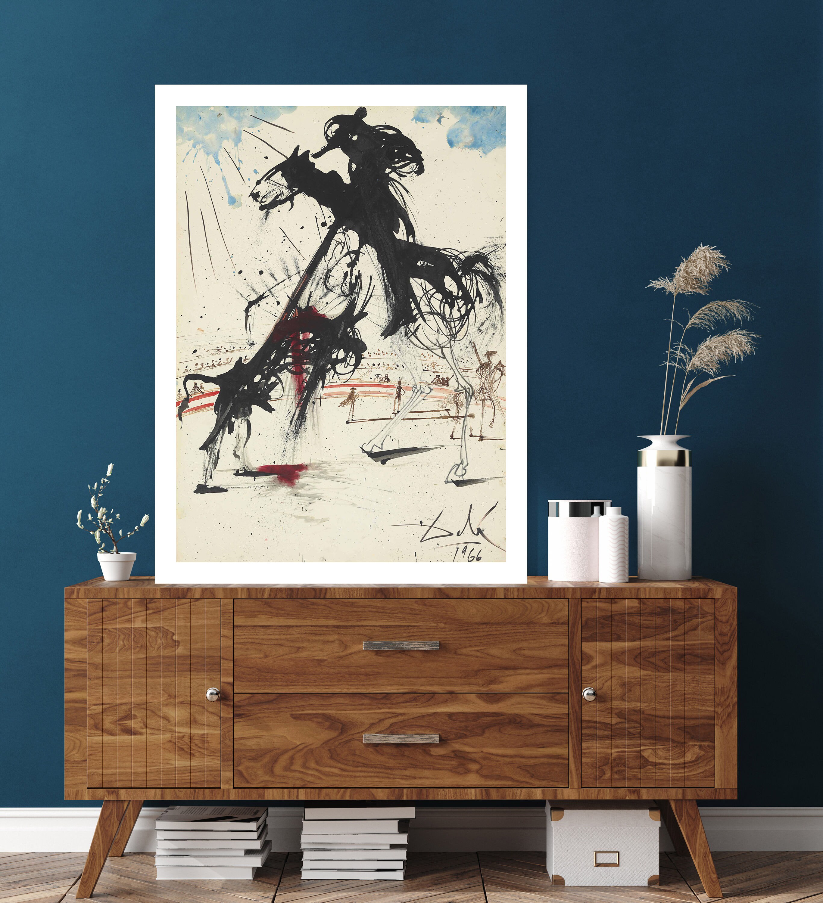 サルバドール・ダリ - 闘牛、ファインアートジクレー版画、シュル サルバドール・ダリ - 闘牛、ファインアートジクレー版画、シュル